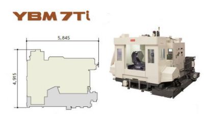 日本安田5AXES　YBM 7Ti
